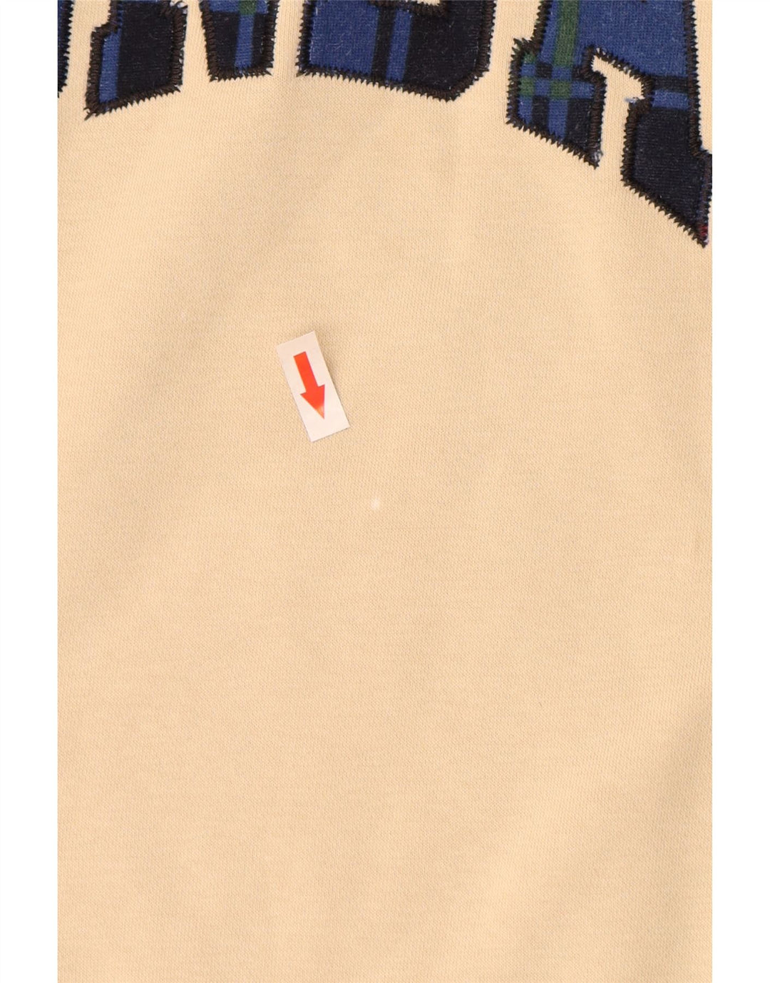 JORDAN Suéter gráfico masculino de algodão bege pequeno