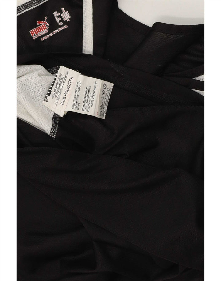 Puma masculino colete top médio preto colorblock poliéster
