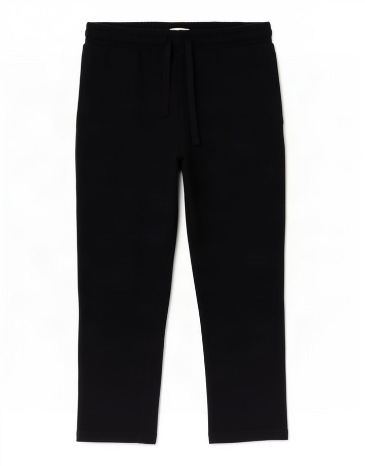 Calça de treino masculina Marks & Spencer grande de algodão preto