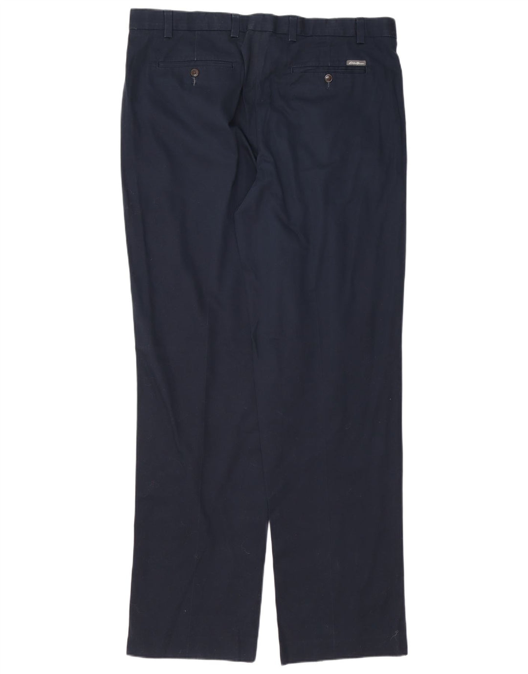 Calça Chino masculina EDDIE BAUER W38 L36 algodão azul marinho