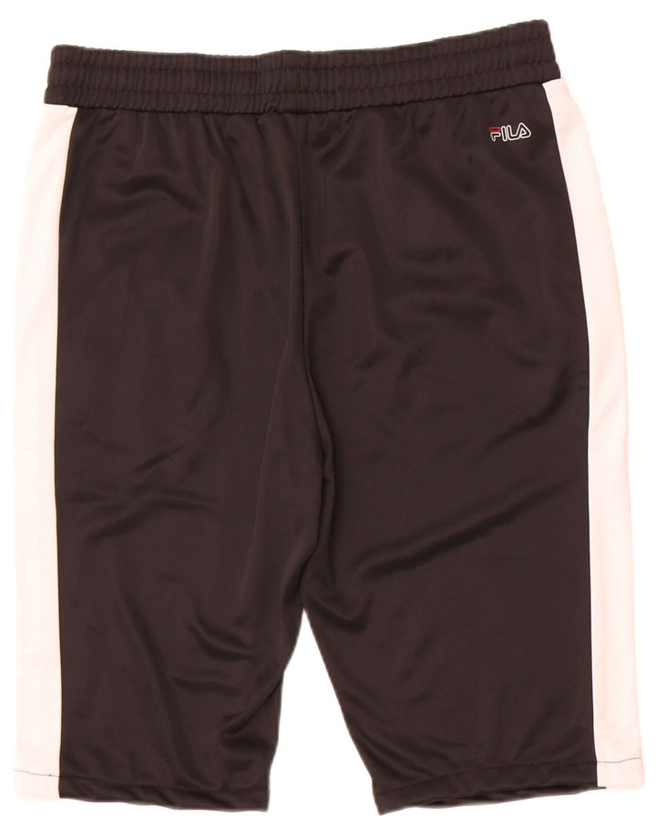 Fila Mens Sport Shorts Grande Poliéster Colourblock Preto