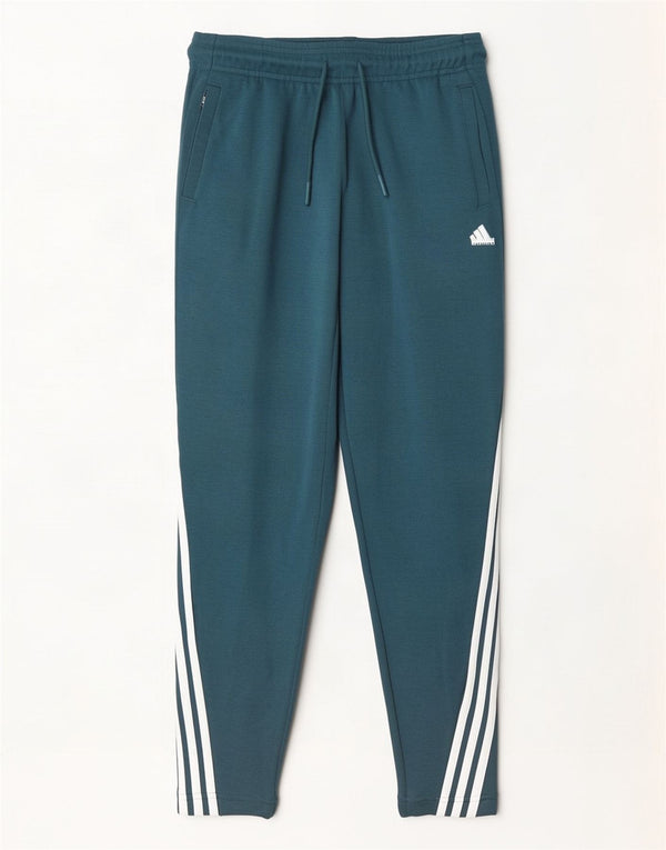 Calças de treino Adidas meninas 13-14 anos algodão verde