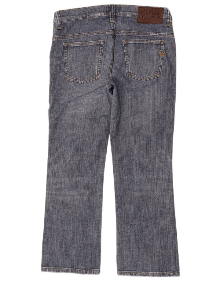 Jeans retos femininos Armani W28 L26 algodão azul
