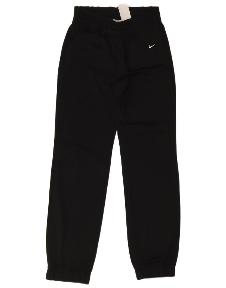 Calça de treino feminina Nike Joggers UK 10 pequeno poliéster preto