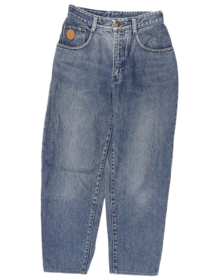 Jeans recortados femininos Trussardi W28 L24 algodão azul
