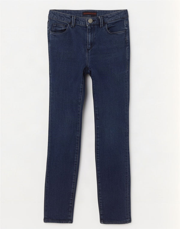 Jeans skinny feminino Trussardi W29 L28 azul marinho