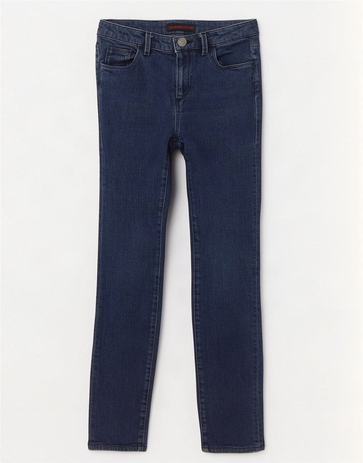 Jeans skinny feminino Trussardi W29 L28 azul marinho