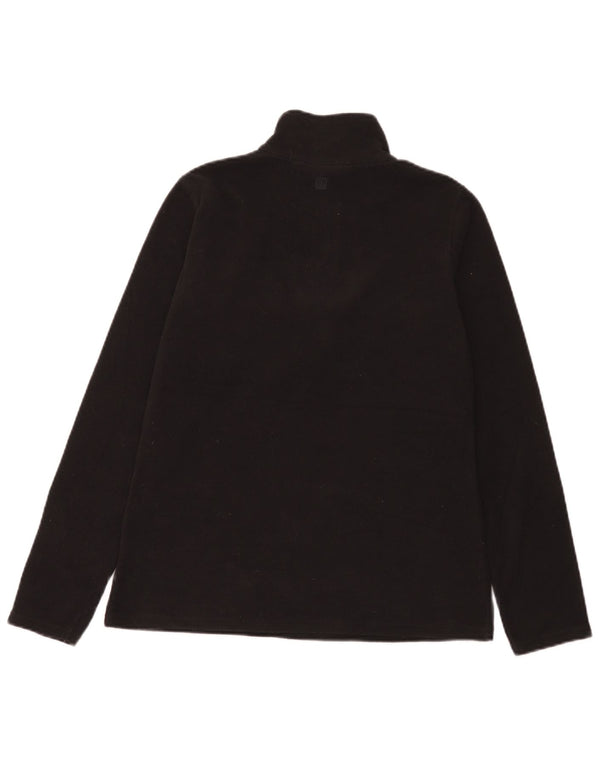 Suéter de lã feminino Mountain Warehouse com zíper e gola UK 14 médio preto