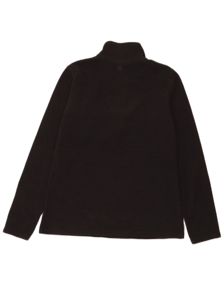 Suéter de lã feminino Mountain Warehouse com zíper e gola UK 14 médio preto