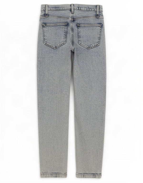 Calça jeans feminina Calvin Klein Mom cintura alta cônica W27 L27 azul