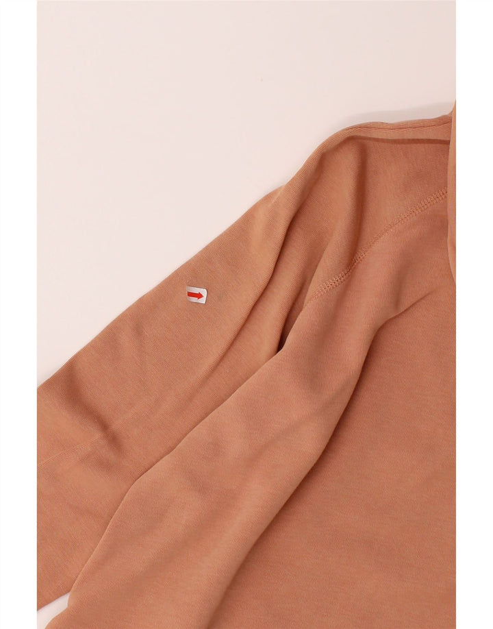 NIKE Womens Zip Hoodie Sweater UK 14 Medium Pink Cotton Vintage Nike and Second-Hand Nike from Messina Hembry 