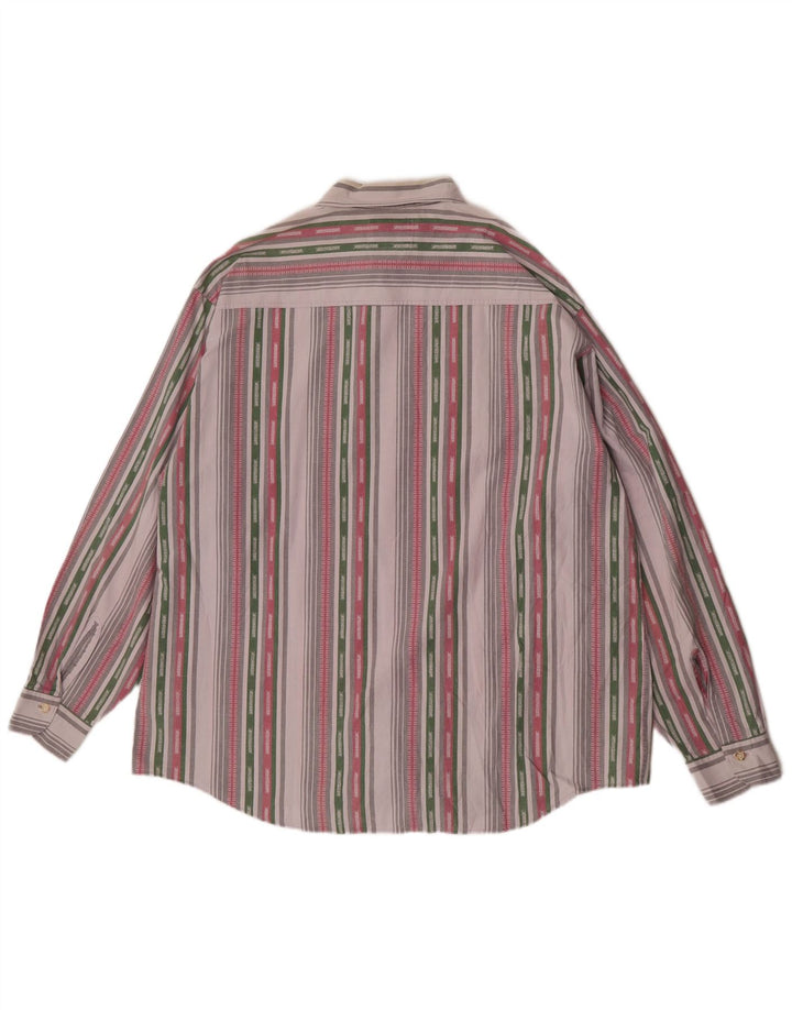Camisa masculina Verte Vallee XL algodão listrado multicolorido