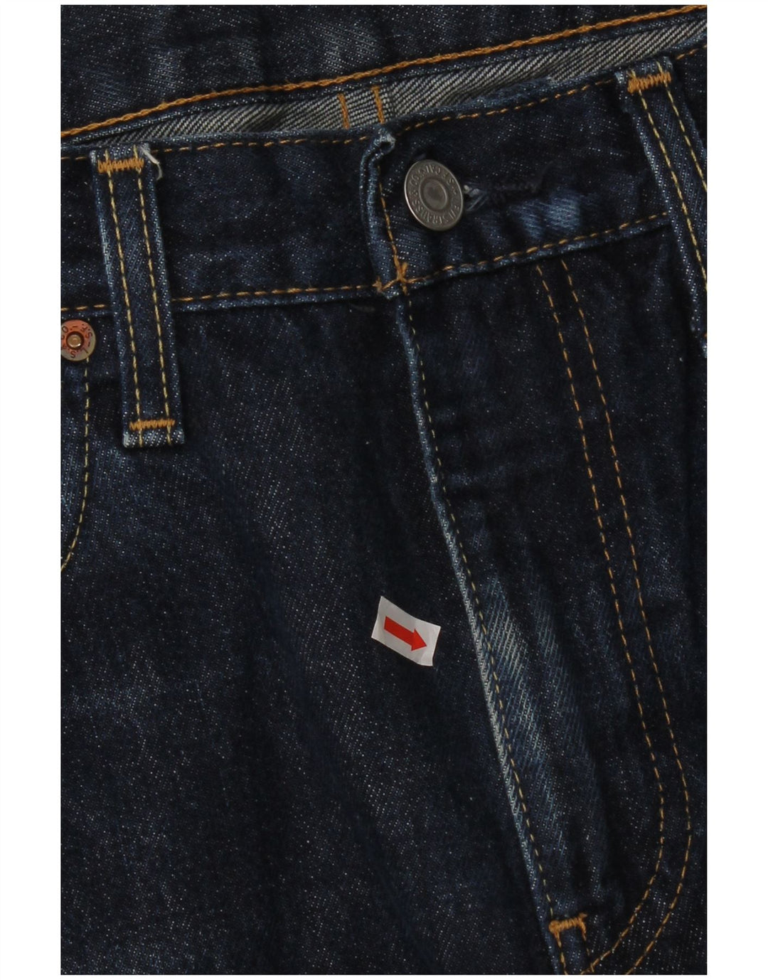 Levi's Masculino 502 Tapered Jeans W32 L32 Azul Marinho Algodão