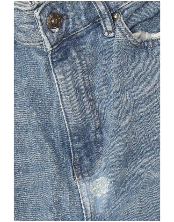 Jeans retos masculinos Marks & Spencer W32 L33 algodão azul