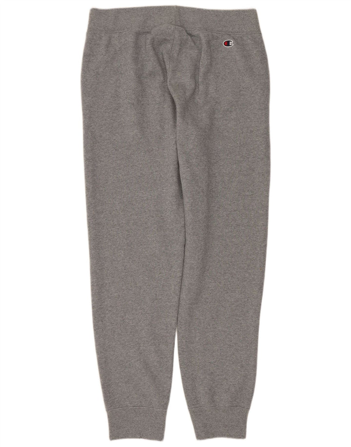 Calça esportiva masculina Champion Joggers de algodão cinza médio