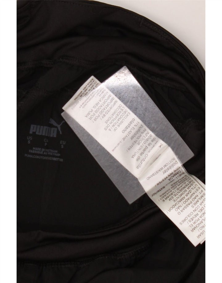 Calça de treino feminina PUMA Joggers UK 10 pequeno poliéster preto