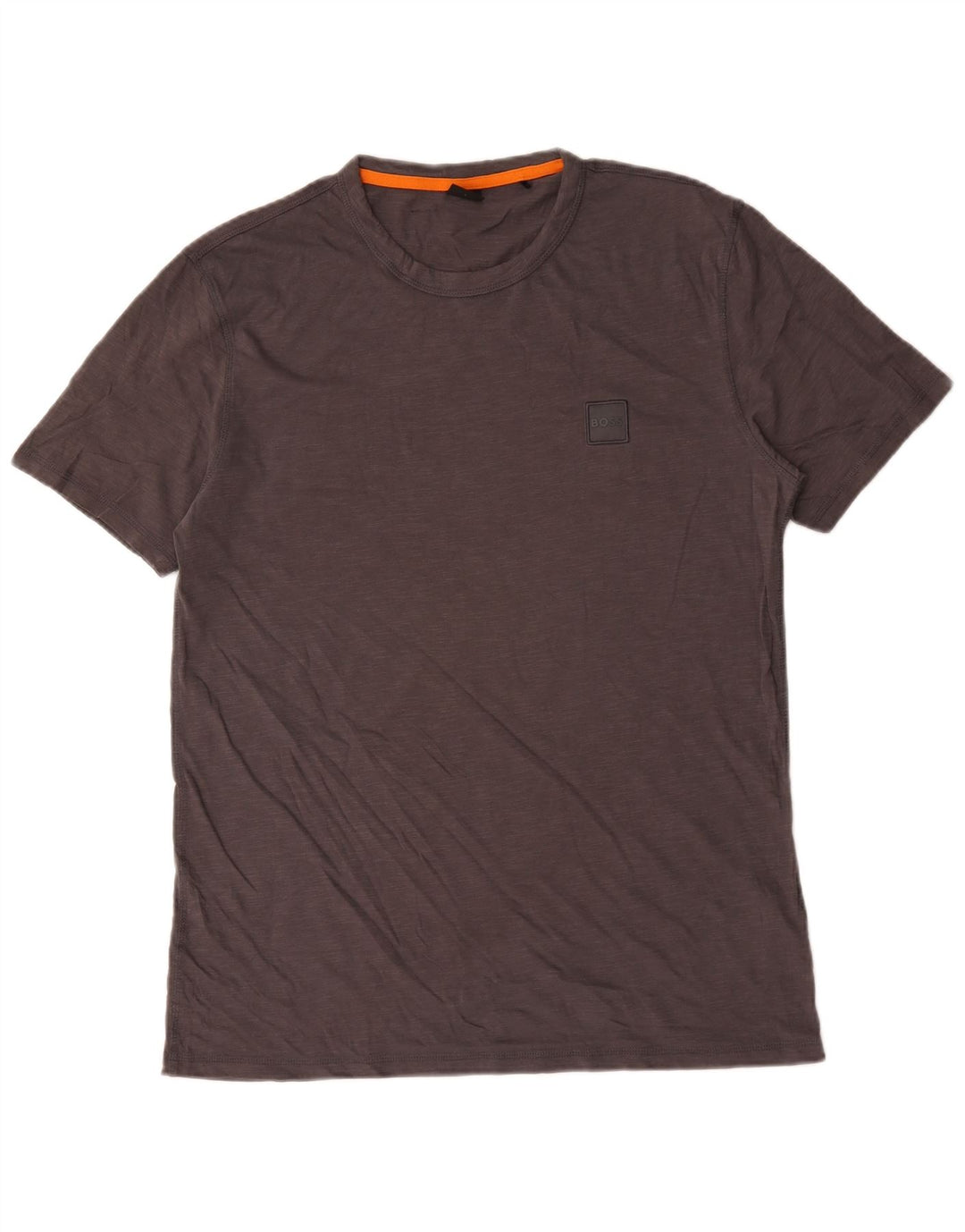 Camiseta masculina Hugo Boss grande algodão cinza