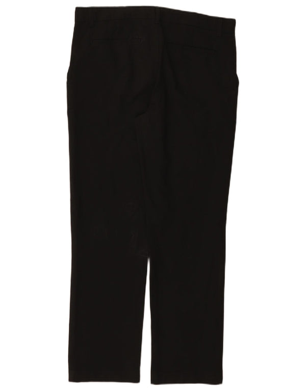 Calças Chino retas para meninos Marks & Spencer 15-16 anos W34 L29 pretas