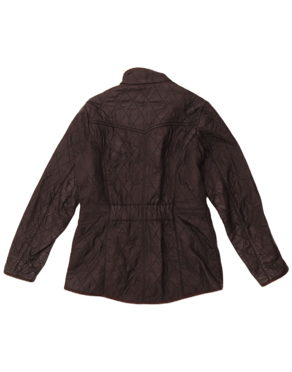 Jaqueta acolchoada feminina BARBOUR UK 12 médio preto