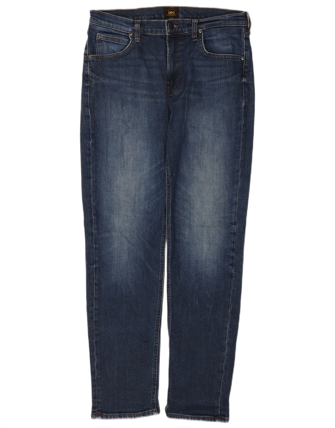 Lee Mens Austin Tapered Jeans W31 L32 Azul Algodão