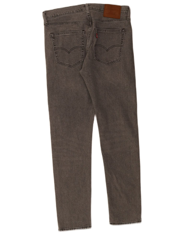 Calça jeans masculina Levi's 512 Slim Tapered W33 L32 cinza algodão