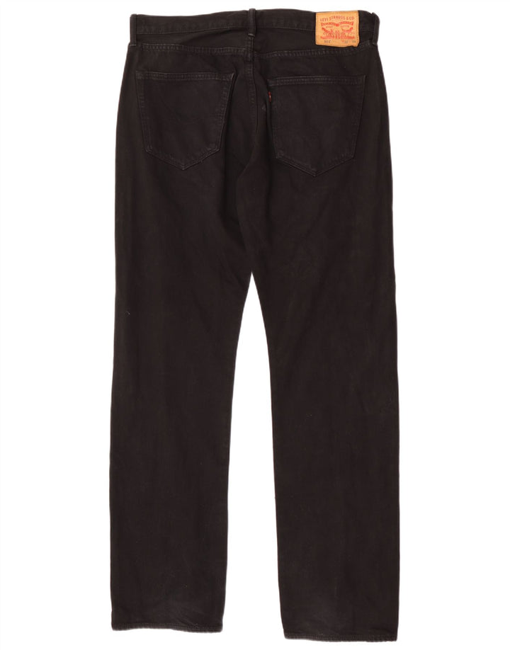 Jeans Levi's 501 Straight Masculino W32 L34 Algodão Preto