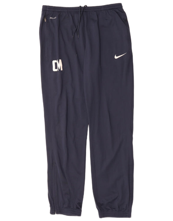 Calça esportiva Nike masculina Dri Fit Graphic Joggers grande azul marinho