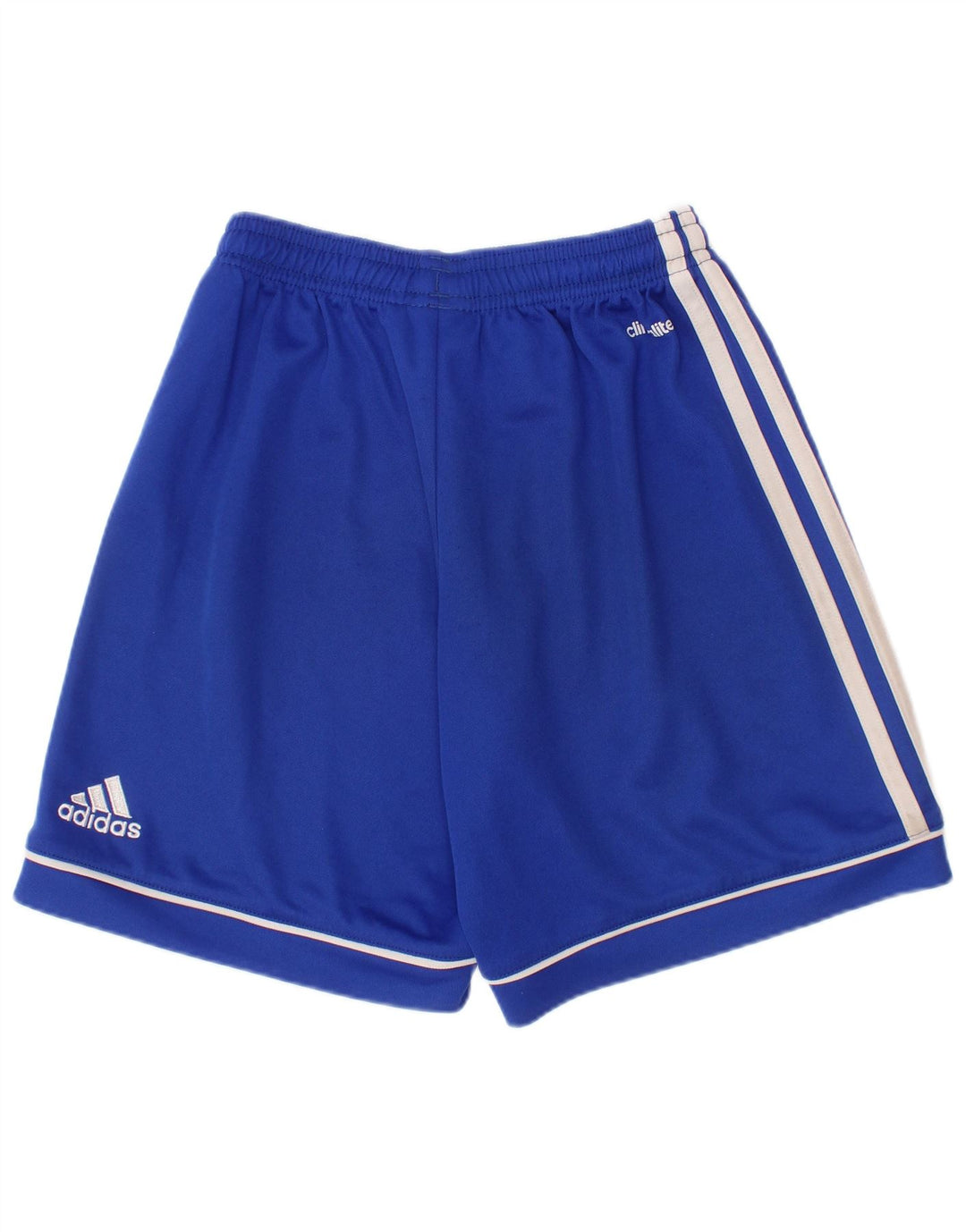 Shorts esportivos Adidas Boys Climalite 9-10 anos azul poliéster