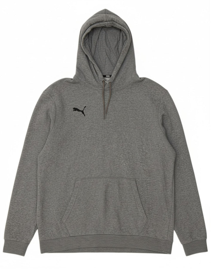 PUMA Mens Hoodie Jumper XL Algodão Cinzento