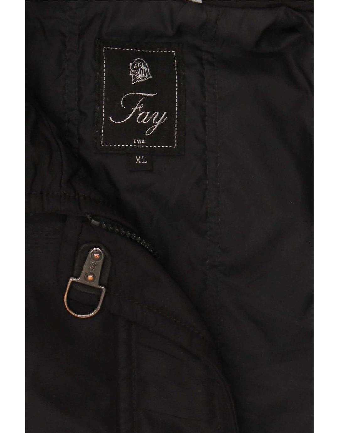 Jaqueta corta-vento feminina Fay UK 18 XL preta