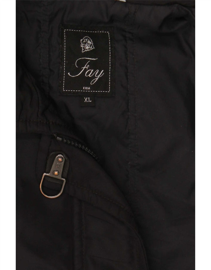 Jaqueta corta-vento feminina Fay UK 18 XL preta