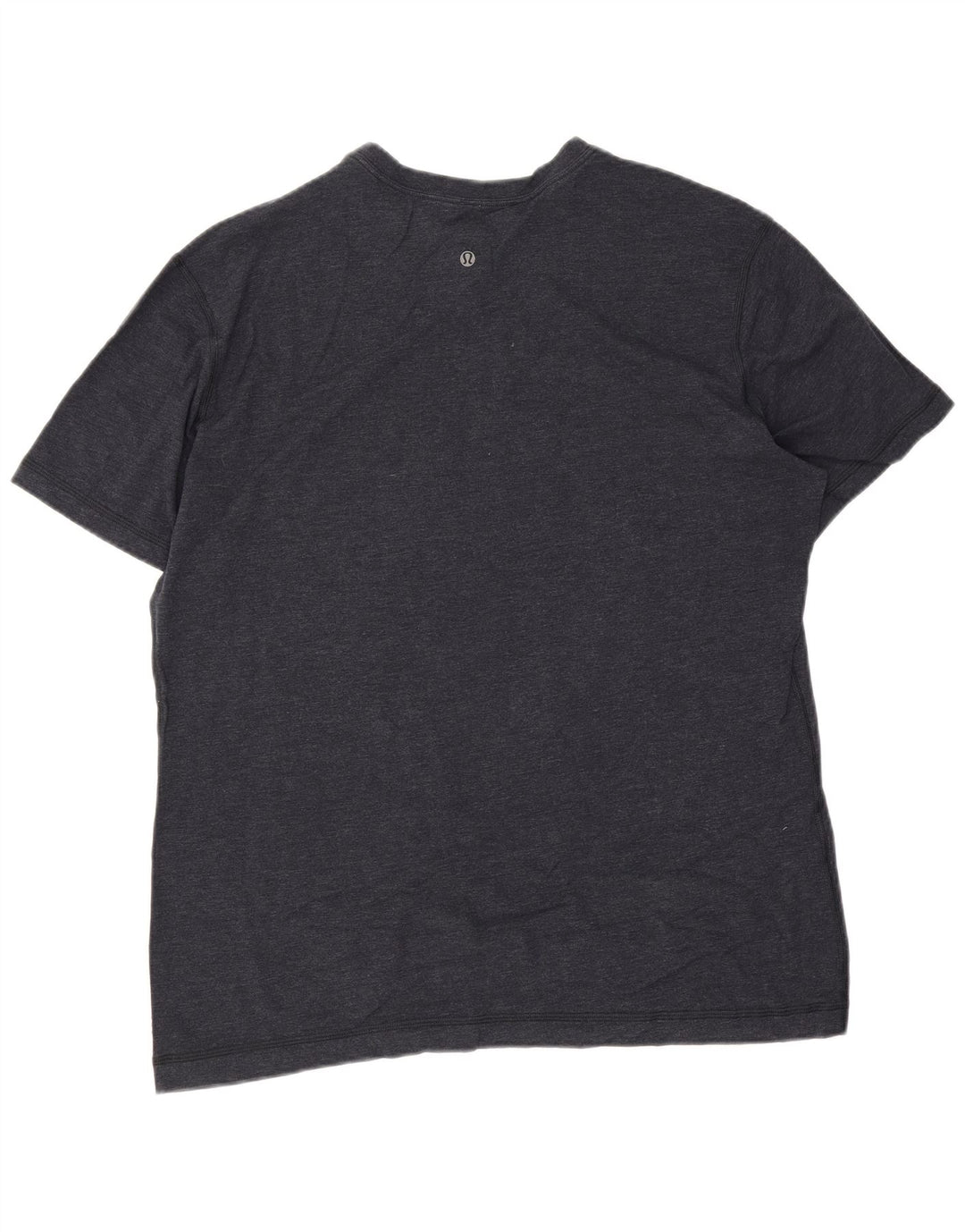 Camiseta masculina Lululemon Top 2XL algodão azul marinho