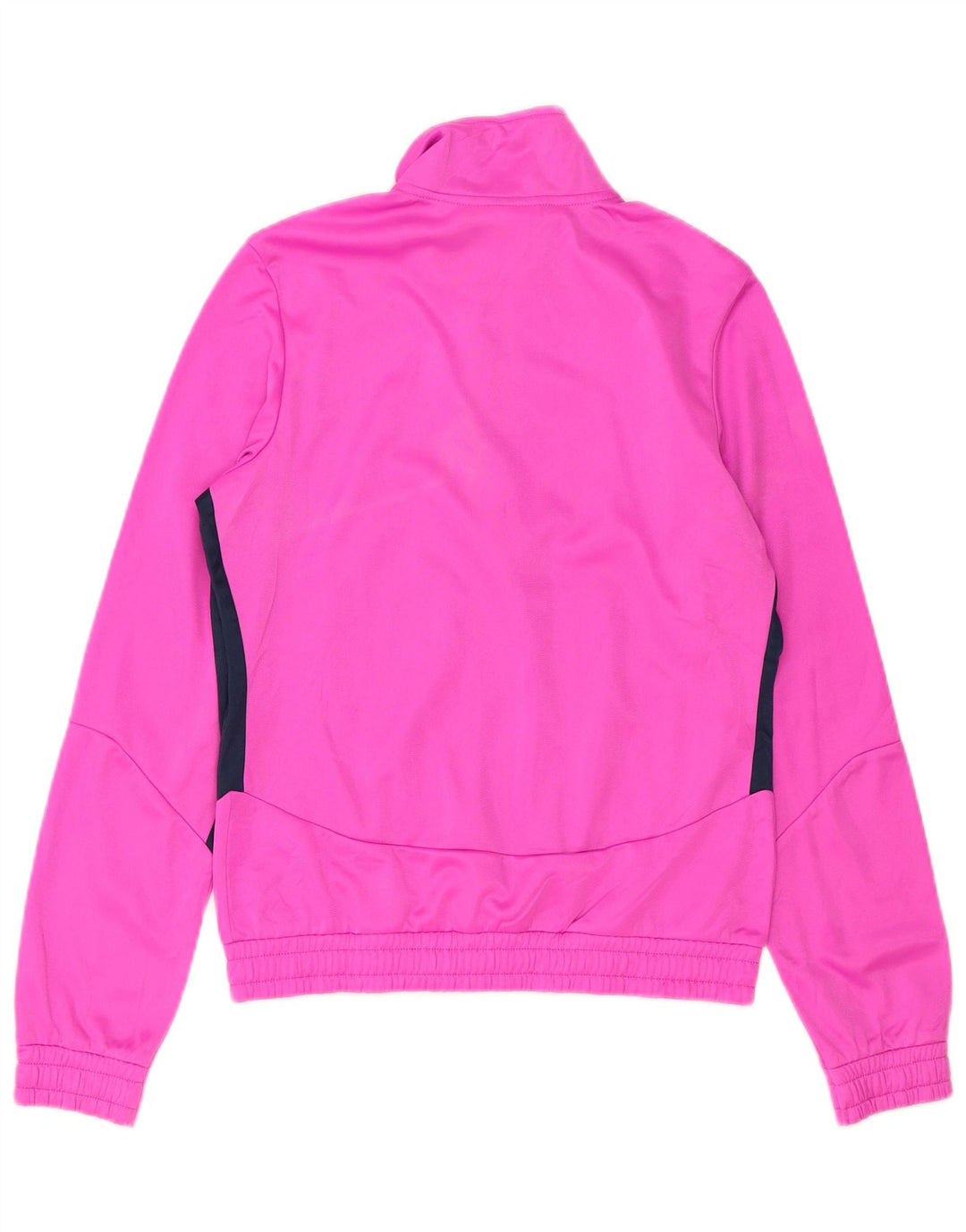 Diadora Womens Tracksuit Top Jacket UK 10 Small Pink Colourblock Poliéster