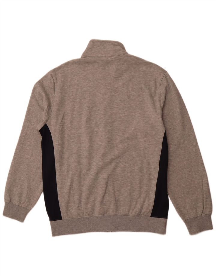 CHAMPION Jaqueta masculina de agasalho 2XL algodão colorblock cinza