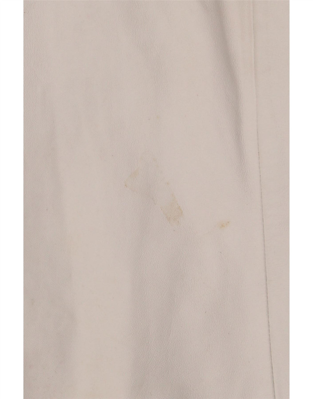 Jaqueta feminina de couro para motociclista Arlen Ness Reino Unido 18 XL em couro branco