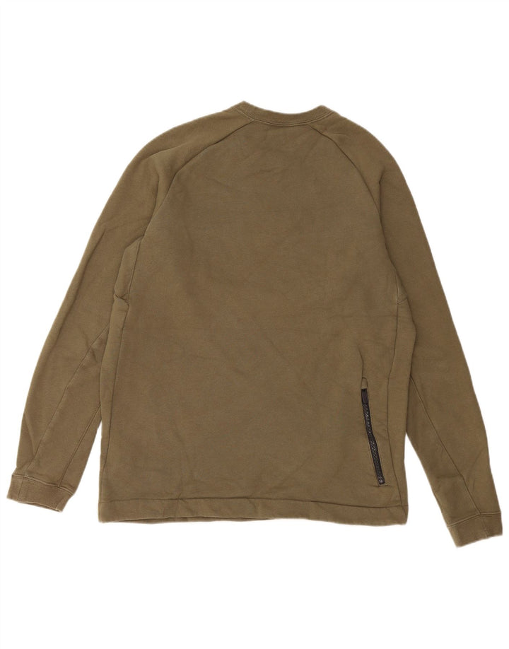 Moletom masculino NIKE Jumper médio cáqui algodão