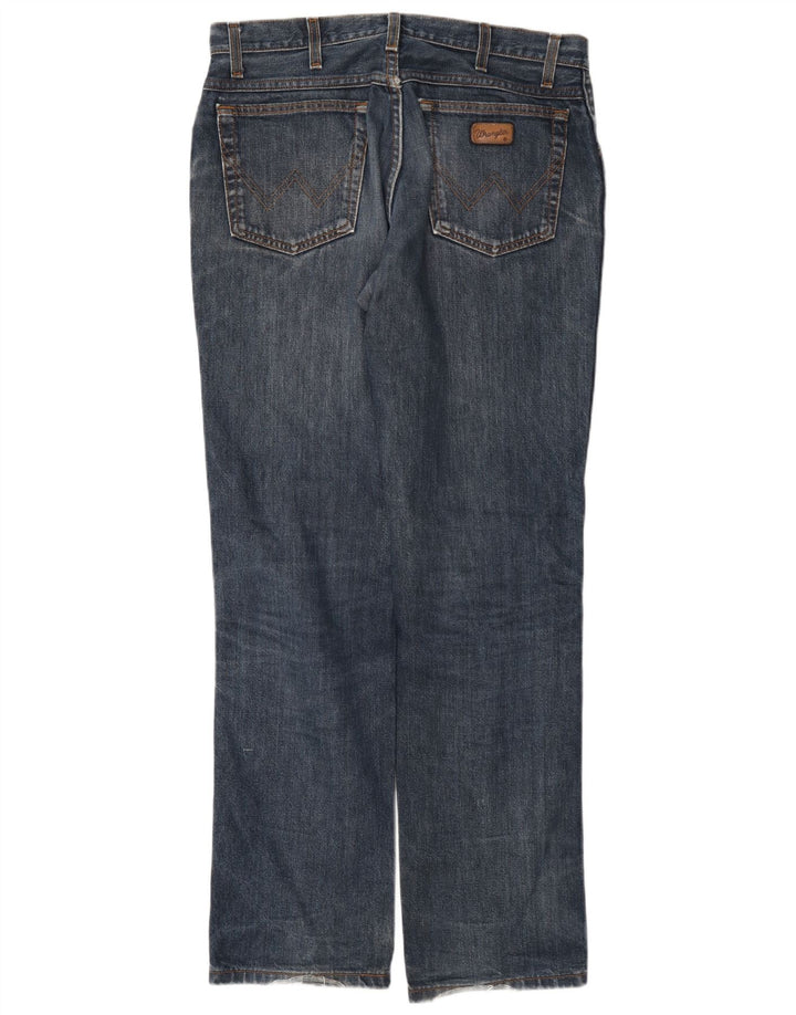Wrangler Mens Jeans Reta W34 L33 Azul