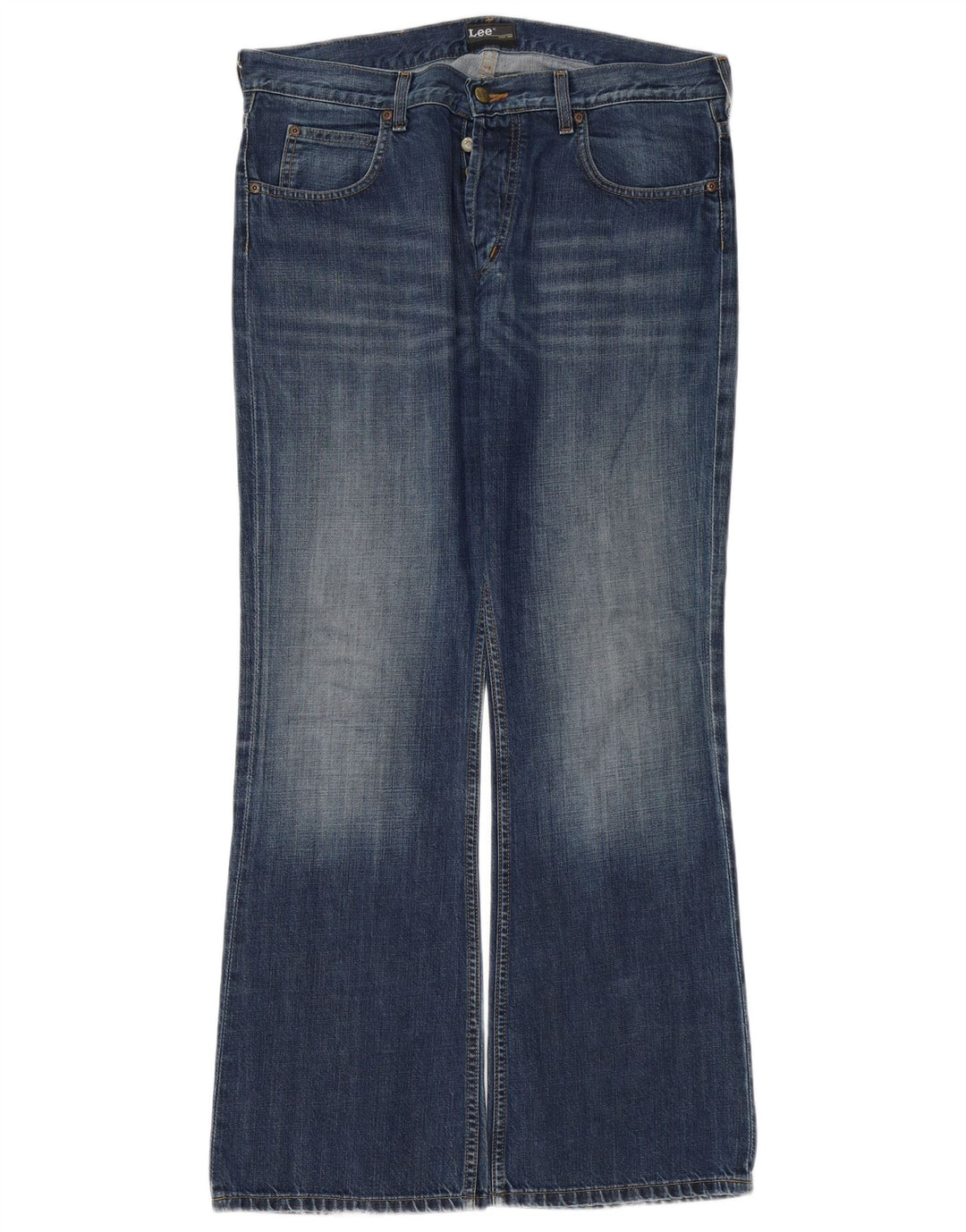 LEE Masculino Denver Bootcut Jeans W36 L32 Azul Algodão