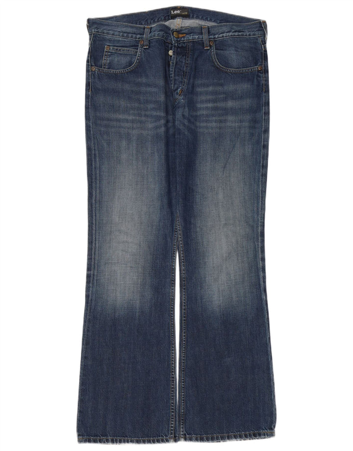 LEE Masculino Denver Bootcut Jeans W36 L32 Azul Algodão