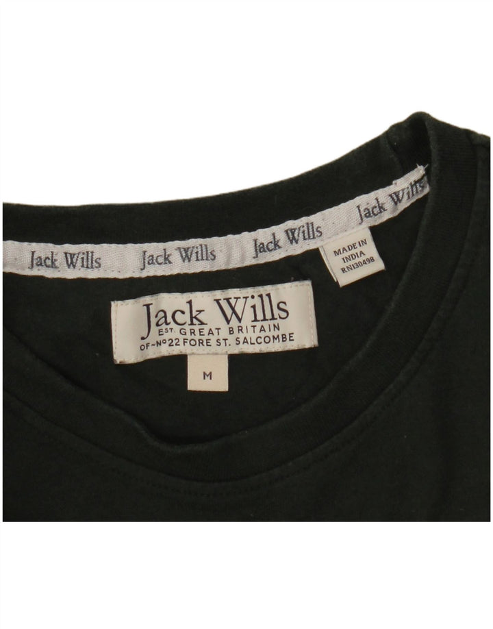 Camiseta masculina Jack Wills Salcombe Devon Top Médio Caqui