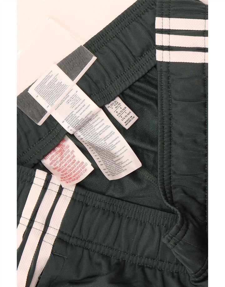 Calças de treino Adidas Meninos Joggers 15-16 anos Verde Poliéster