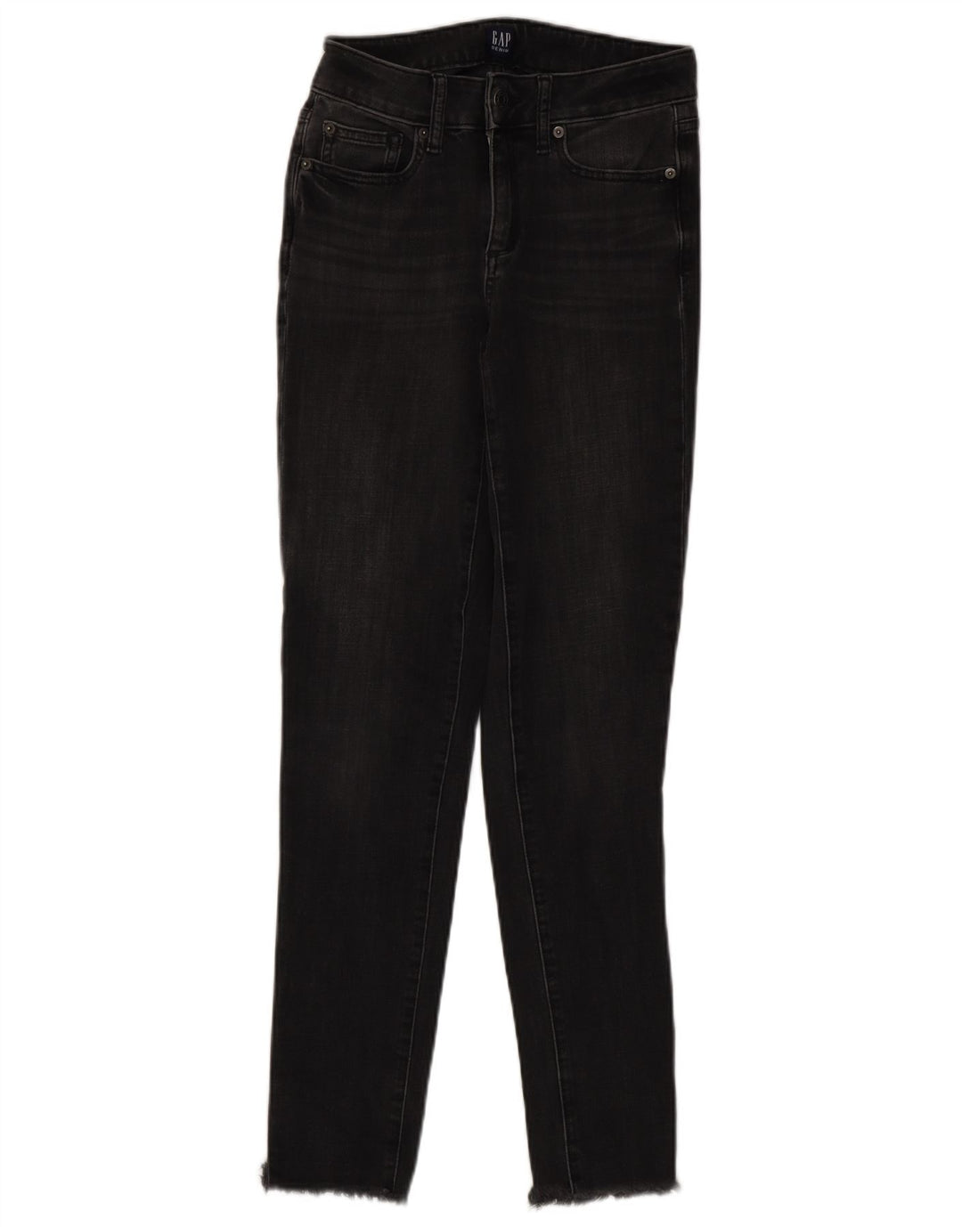 Jeans skinny feminino Gap W27 L31 algodão cinza