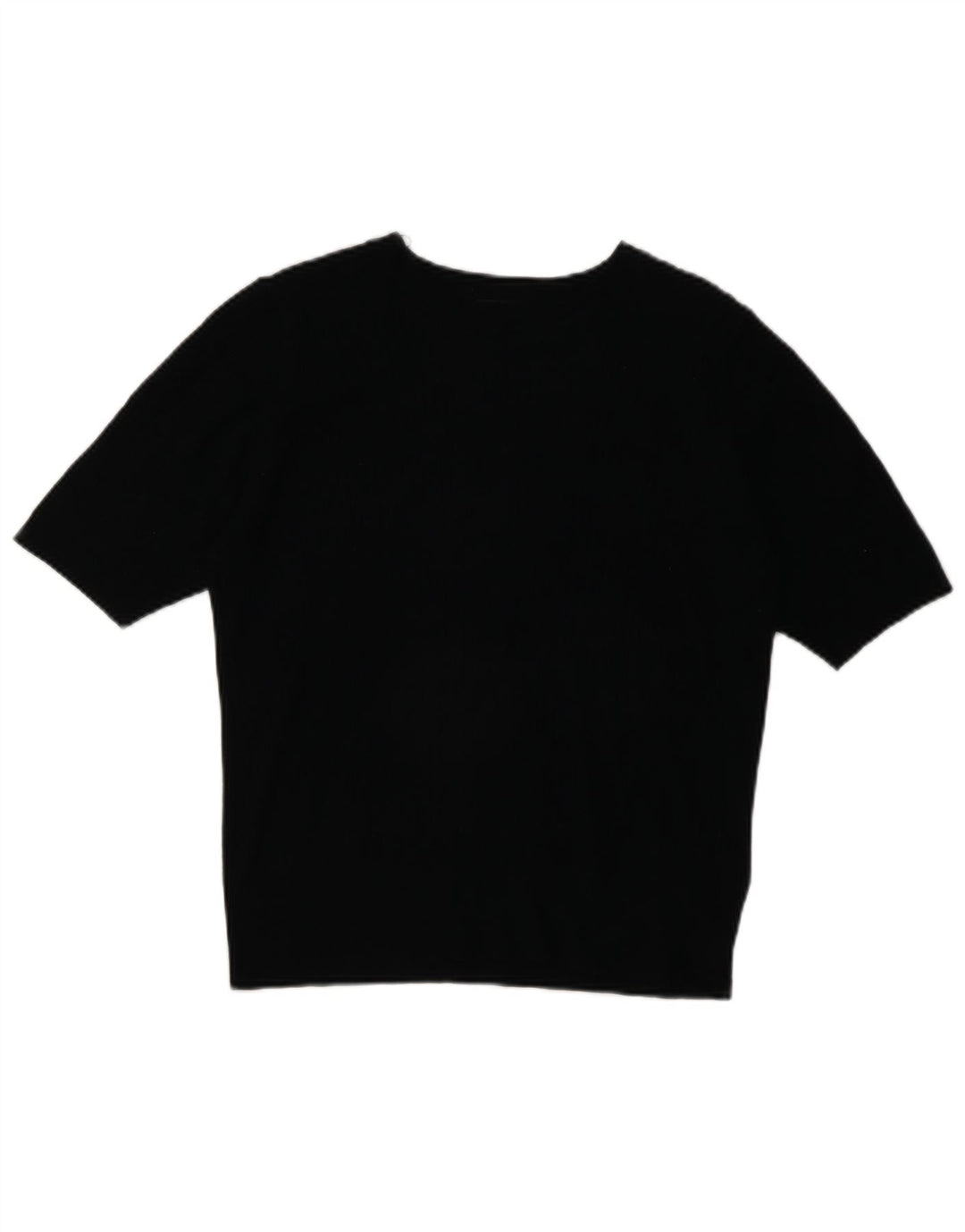 Camiseta feminina Marks & Spencer UK 12 viscose preta média
