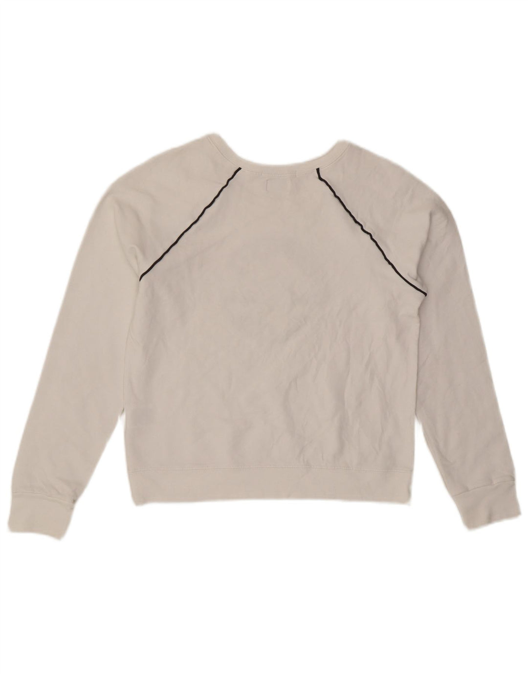 Suéter feminino CONVERSE Chuck Taylor Crop UK 12 médio branco