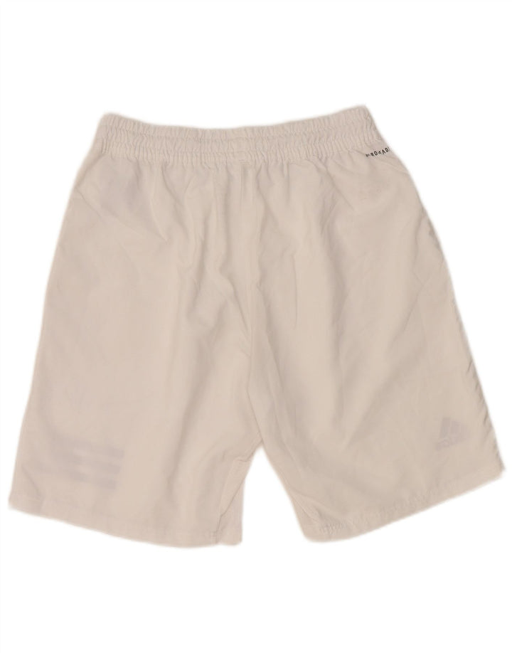 Adidas Mens Aeroready Sport Shorts Médio Branco Poliéster