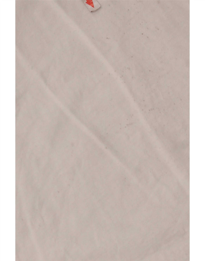 Puma Mens Graphic T-Shirt Top Grande Algodão Branco