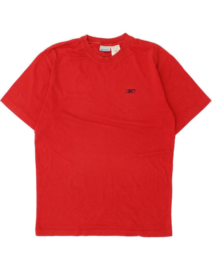 REEBOK Mens T-Shirt Top Large Red Cotton Vintage Reebok and Second-Hand Reebok from Messina Hembry 