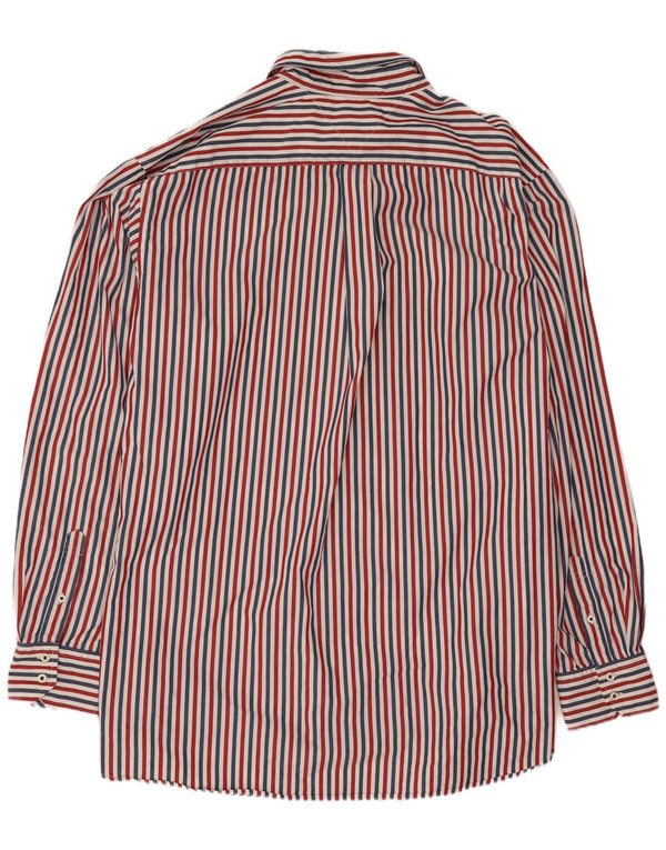 Camisa masculina Tommy Hilfiger 3XL algodão listrado multicolorido