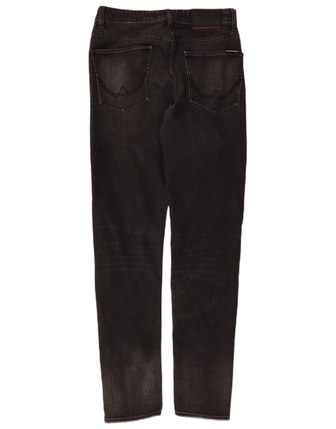 Superdry Mens Wilson Slim Jeans W30 L32 Cinza Algodão
