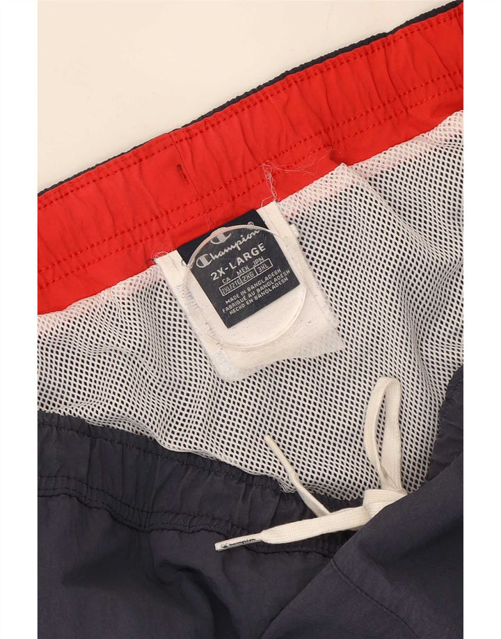 Shorts de natação masculino Champion 2XL azul marinho poliamida